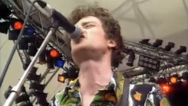 Steve Wall brews up a storm at Féile '90