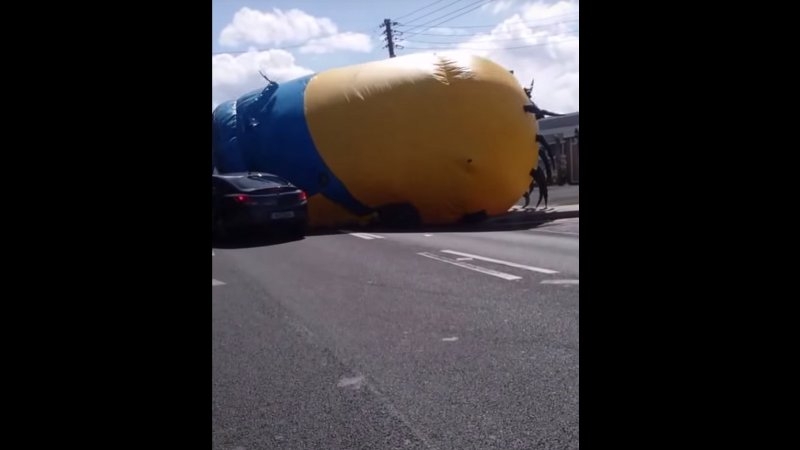 Millions were captivated by one freedom-loving Minion in Dublin yesterday