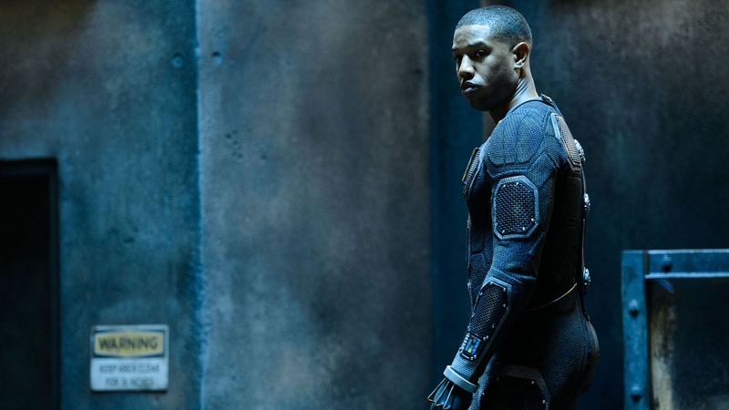 Michael B Jordan stars as Johnny Storm in Fantastic Four