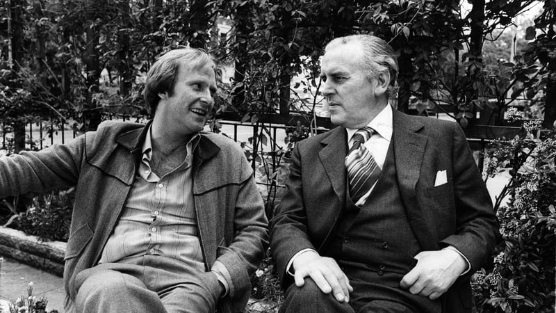 Dennis Waterman and George Cole as Terry and Arthur in TV classic Minder