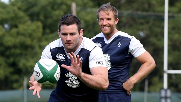Fergus McFadden will wear the No 11 shirt for Ireland against Wales