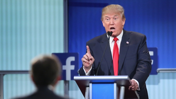 Donald Trump drew boos from the audience but only one contender directly challenged him