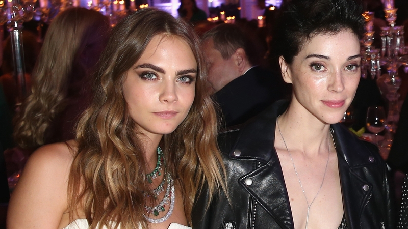 Cara Delevingne and girlfriend St. Vincent