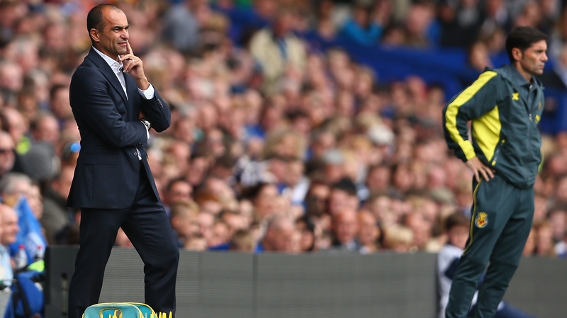 Toffees boss Roberto Martinez praises his rising stars