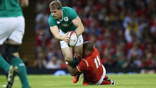 Andrew Trimble missed out on the original Ireland 31-man squad by a whisker
