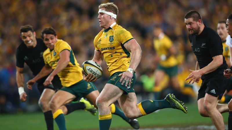 David Pocock has been a huge presence at the breakdown for Australia during the World Cup