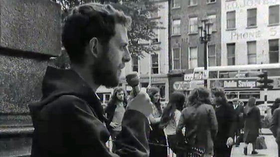 Preaching at St. Stephen's Green, Dublin (1978)