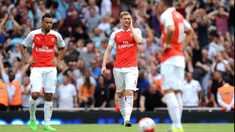 Per Mertesacker was fighting to regain his place in the Arsenal defence