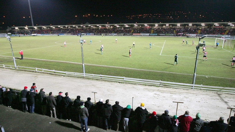 Attendances at the Brandywell have fallen significantly this season
