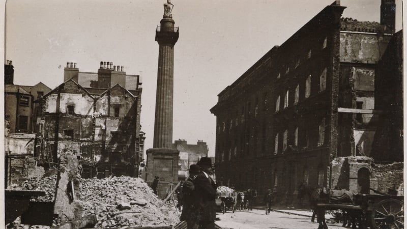 A view of Henry Street & General Post Office on May 18 1916 (Pics: Royal Irish Academy)