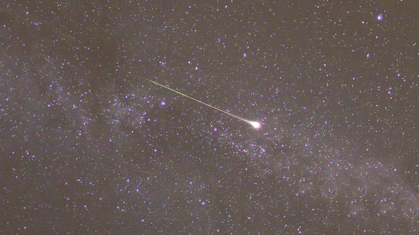 The Perseid meteor shower pictured over Wicklow in 2015