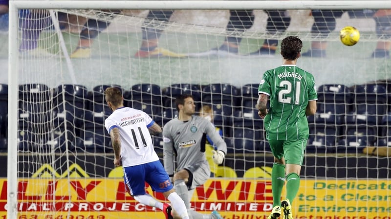 Kilmarnock's Kallum Higginbotham chipped in with a late penalty