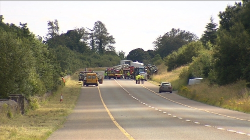 The N4 at Whitehill on the Dublin to Sligo road is expected to remain closed for the rest of the day