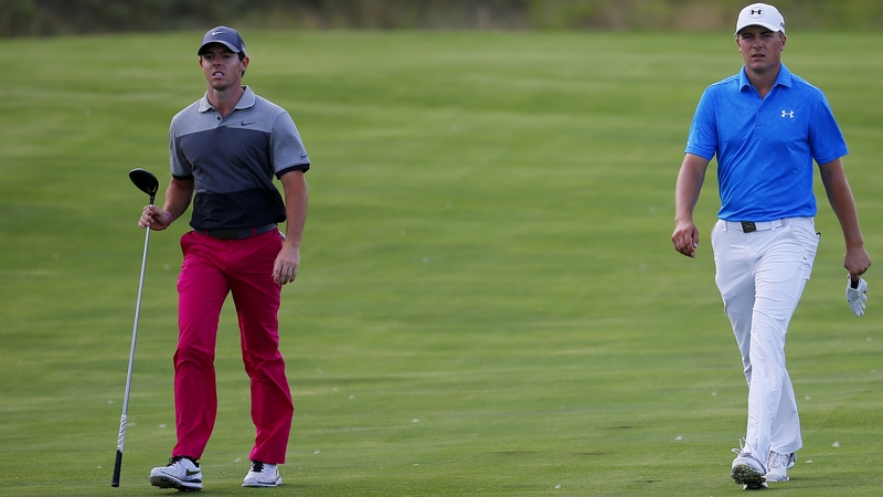 Jordan Spieth believes that Rory McIlroy will put the pressure on Dustin Johnson