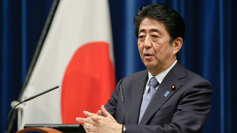 Shinzo Abe said generations not involved should not be burdened with continued apologies