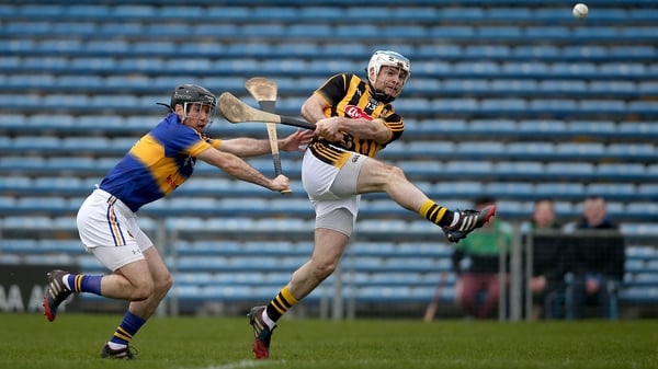 Conor O'Brien in action against Kilkenny earlier this season