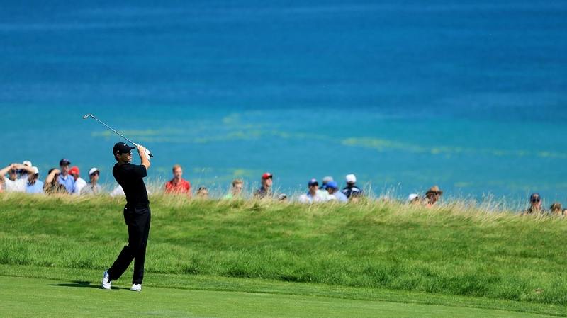 Rory McIlroy was four under from his opening five holes