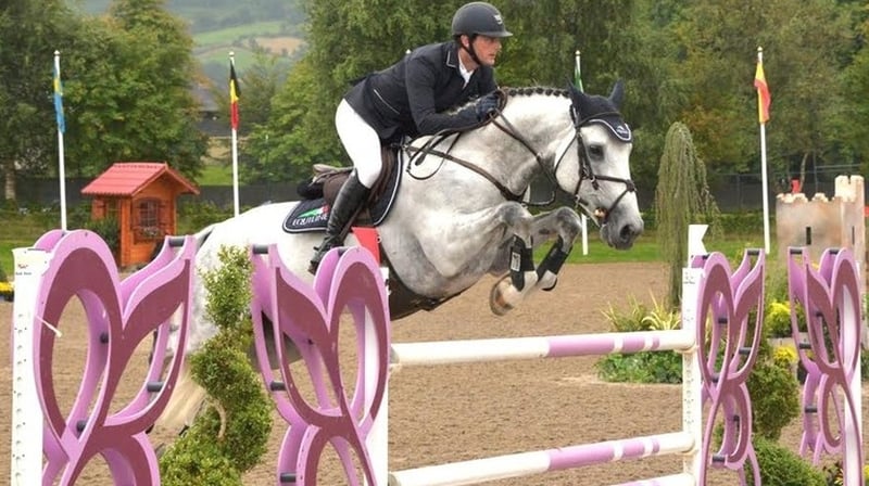Billy Twomey and Ardcolum Duke. Pic: Tadhg Ryan / Millstreet Horse Show