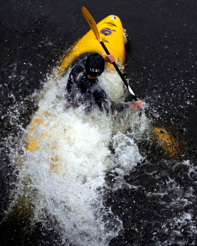 Making a splash in the Shannon (Pic: Brendan Gleeson)