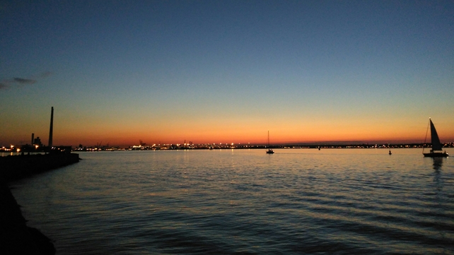 Sunset at Poolbeg, Dublin (Pic: Alan Stuart-Trainor)