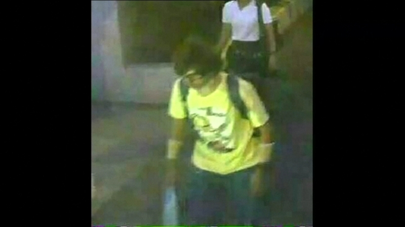 Police say the suspect fits the description of a man identified on CCTV footage