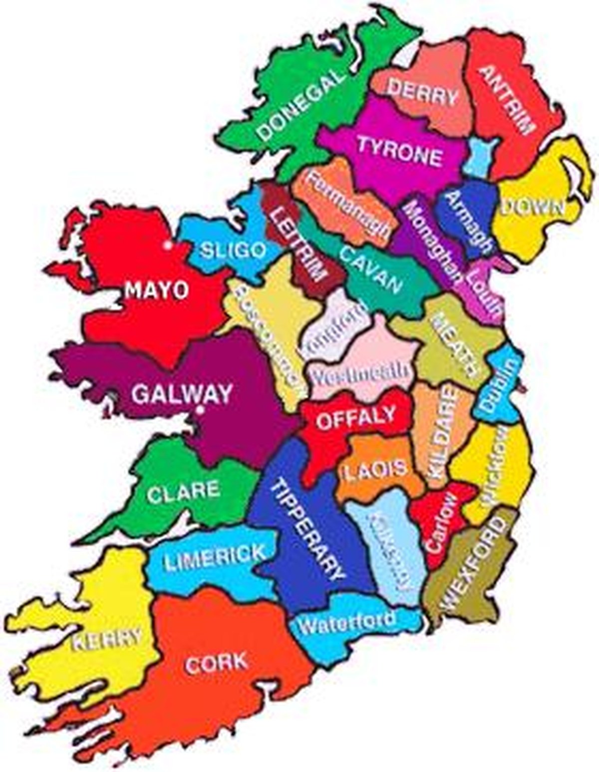 32 Counties of Ireland Quiz 