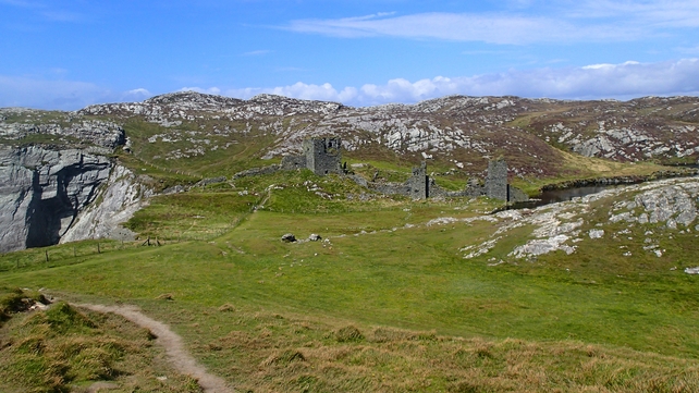 Dunlough Castle on Three Castles Head, Mizen Peninsula, Co Cork (Pic: Brian O'Donohoe)