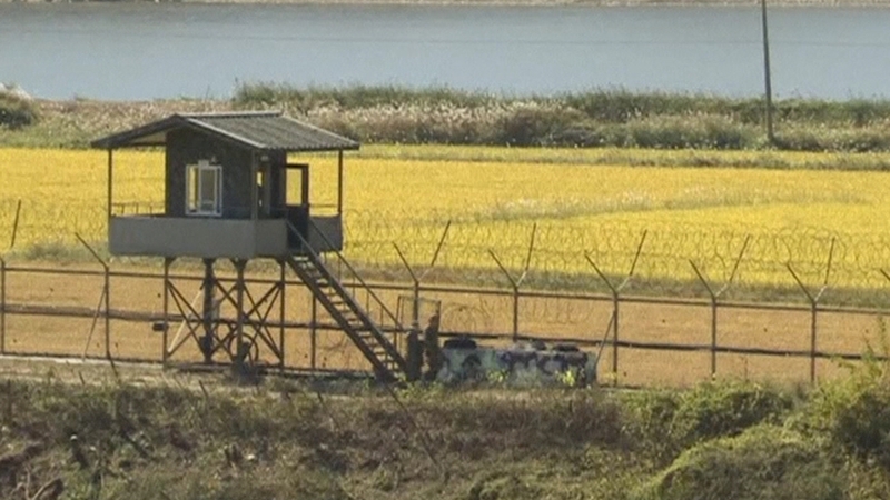 Tension between both sides flared earlier this month following explosions at a demilitarised zone in which two South Korean soldiers were injured