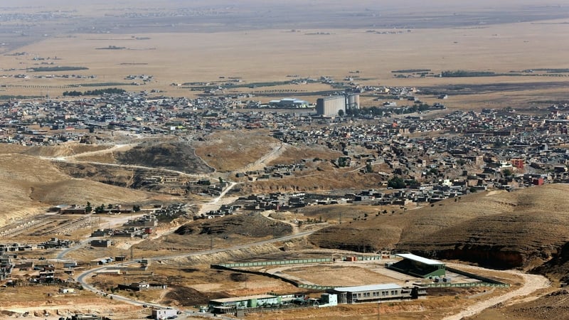 The air strike took place near the city of Mosul