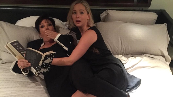 Kris Jenner and Jennifer Lawrence, picture via Kris Jenner/Instagram
