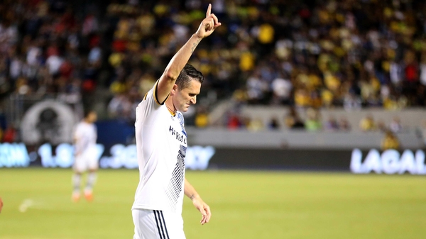 Ireland captain Robbie Keane celebrates another great performance for LA Galaxy in MLS at the weekend.