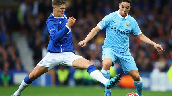 John Stones (L) is coveted by a number of Premier League clubs