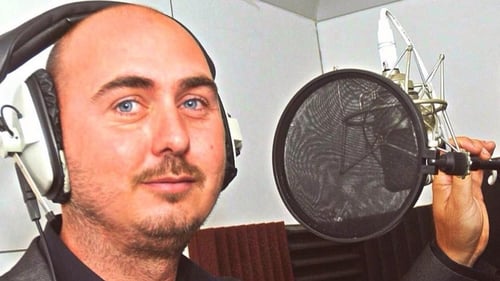 Wayne Devlin in studio