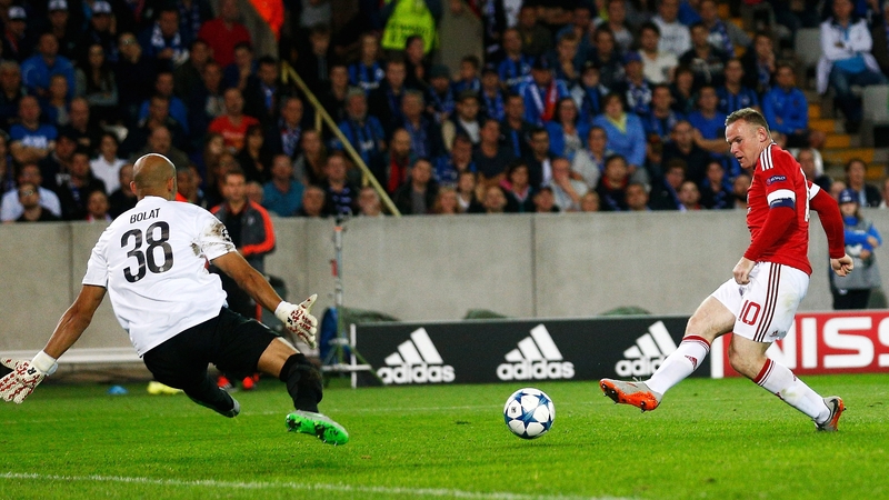 Wayne Rooney scored a hat-trick as Man Utd returned to the group stages of the Champions League
