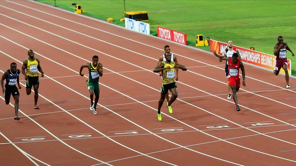 Usain Bolt wins the 200m at the World Championships for the fourth time