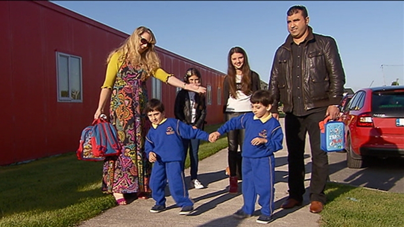 The twins' mum Angie Benhaffaf said today is a huge milestone for the family