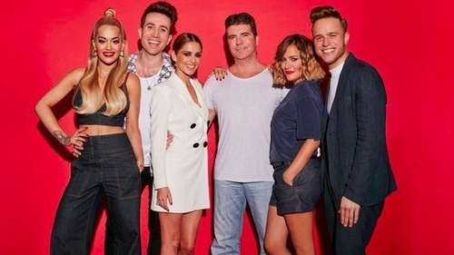 Rita, Nick, Cheryl, Simon, Caroline and Olly