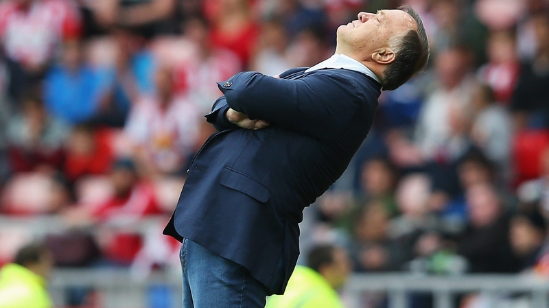 Dick Advocaat became the first managerial casualty of the Premier League season