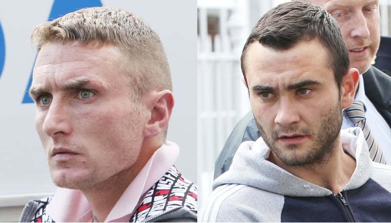 Michael Casey (L) and David Casey (R) have had their sentences almost doubled by the Court of Appeal