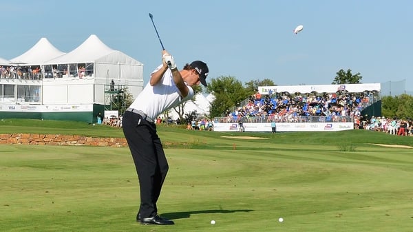 Belgium's Thomas Pieters in action on the 18th fairway