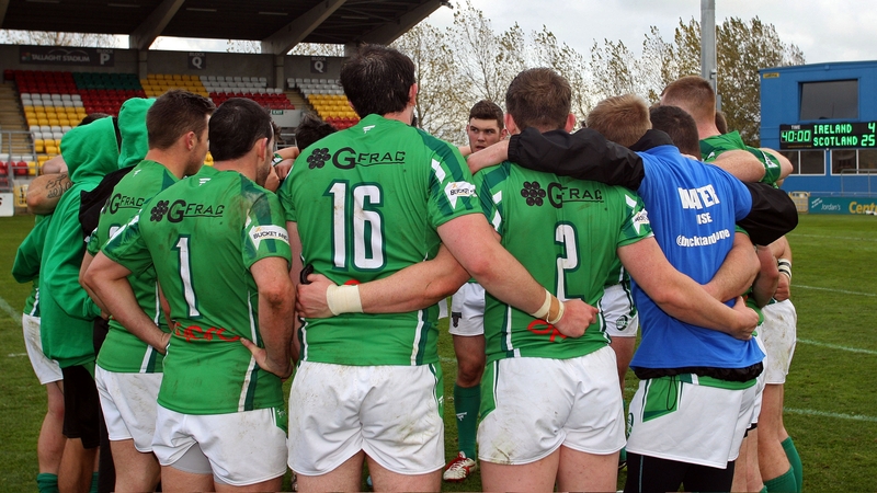 The Irish rugby league team walked off the pitch during their match with Serbia