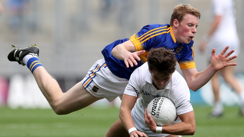 Kildare's Conor Hartley and Brian McGrath of Tipperary