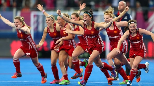 England erupt in celebration after their dramatic shootou victory