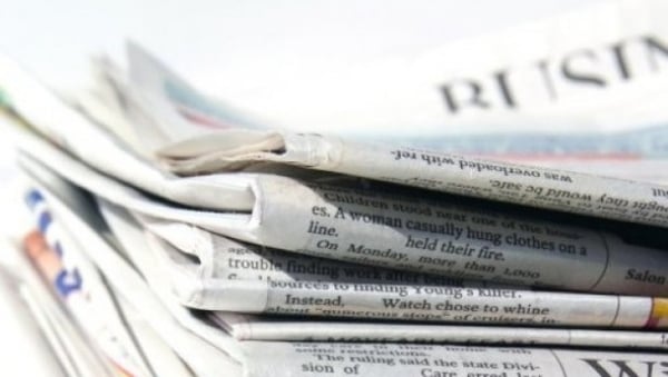 All of Wednesday's front pages