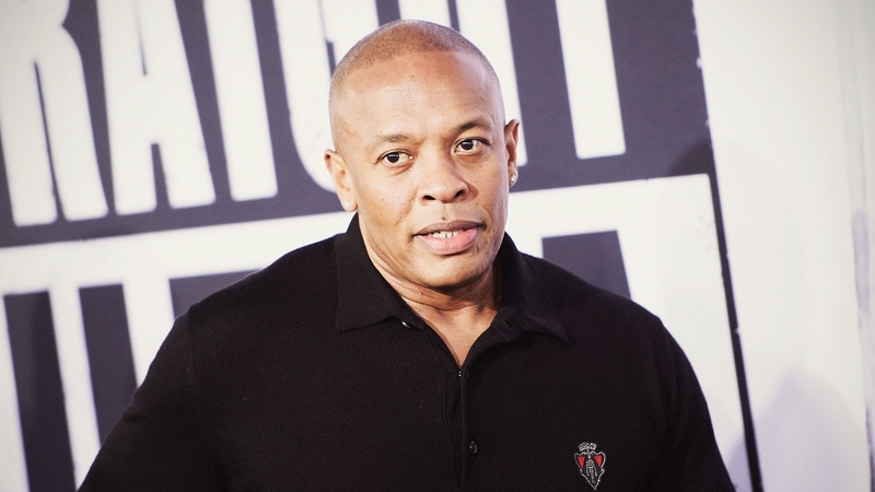 Dr. Dre at the premiere of Straight Outta Compton
