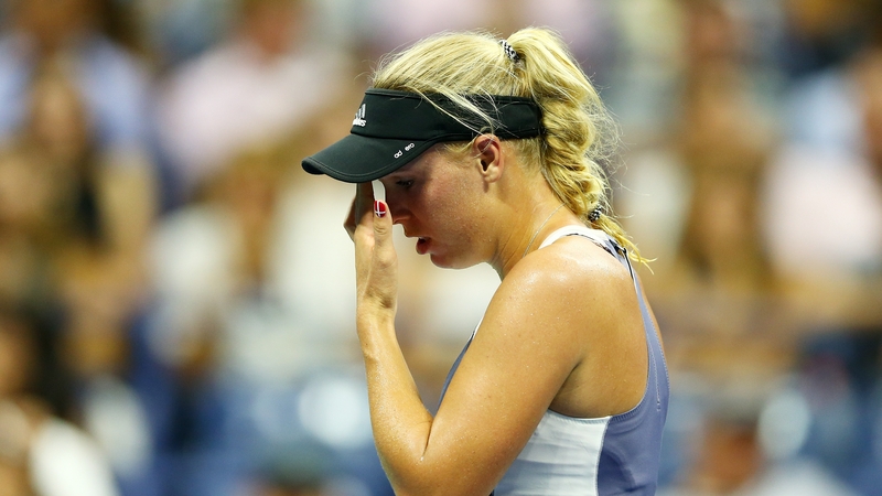 Caroline Wozniacki is out of the US Open