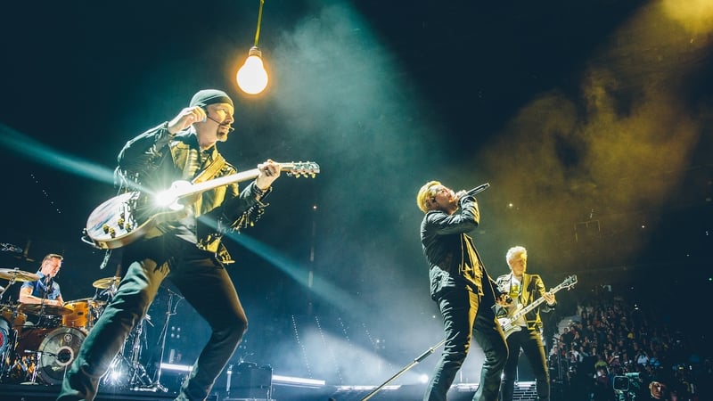 U2 at the Pala Alpitour, Turin Photo: Danny North