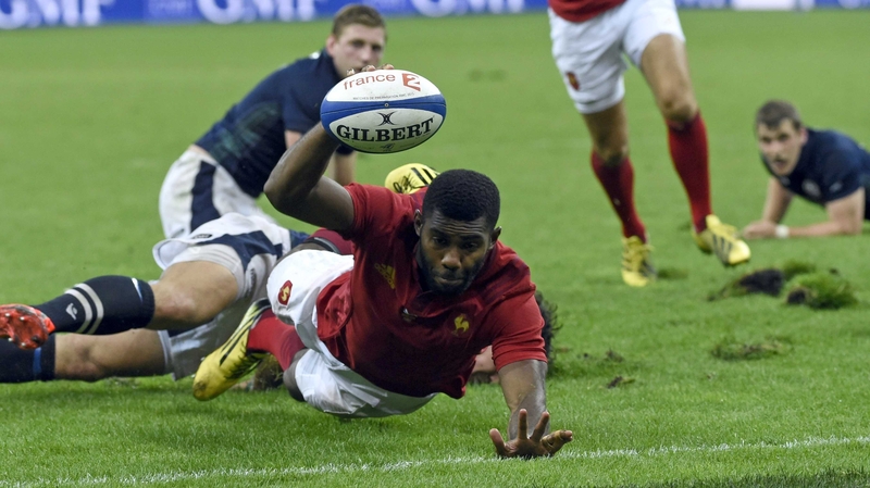 Noa Nakaitaci touches down in Paris as France held on to beat Scotland