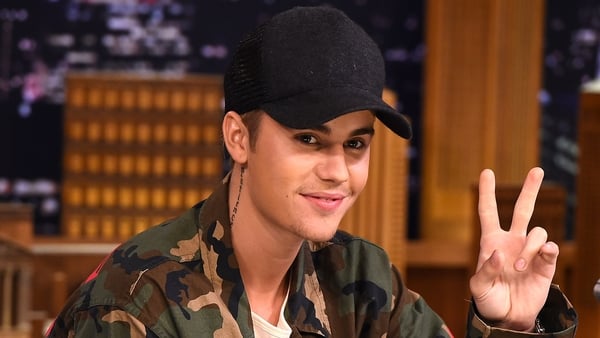 Justin Bieber: "Love to my brother Keano and the Irish squad on a big win today"