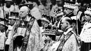 Queen Elizabeth II at her coronation